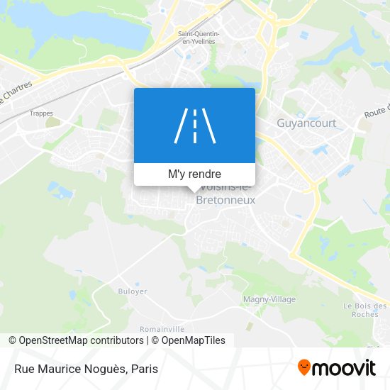 Rue Maurice Noguès plan