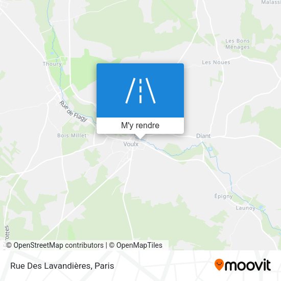 Rue Des Lavandières plan