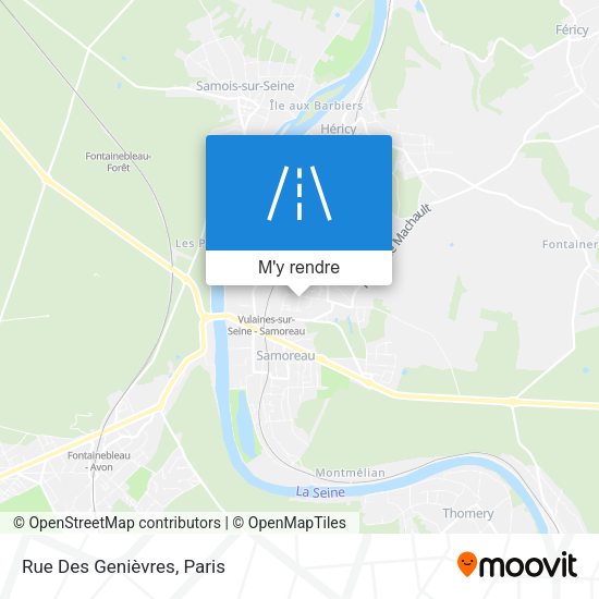 Rue Des Genièvres plan