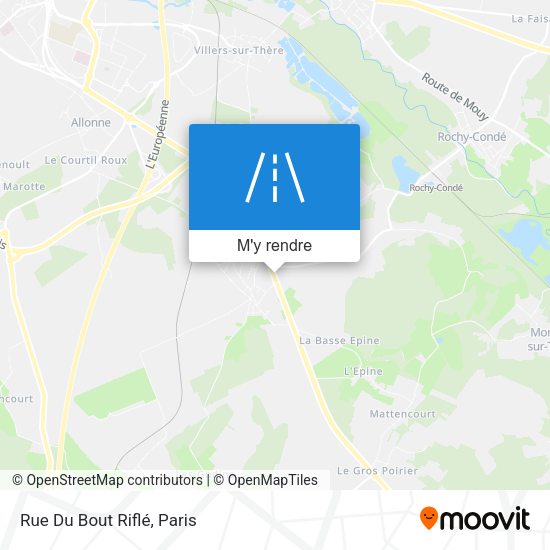 Rue Du Bout Riflé plan