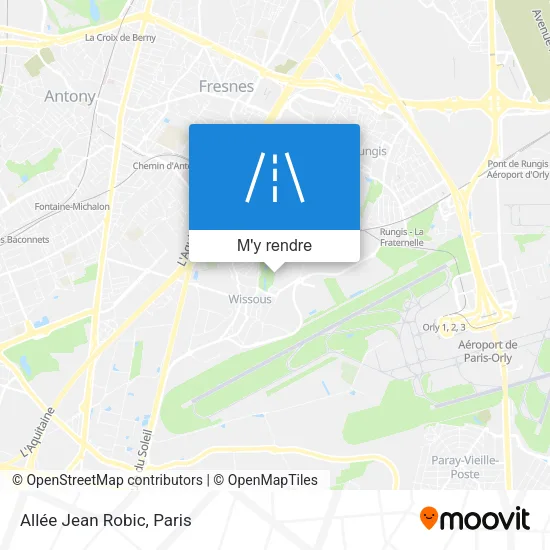 Allée Jean Robic plan