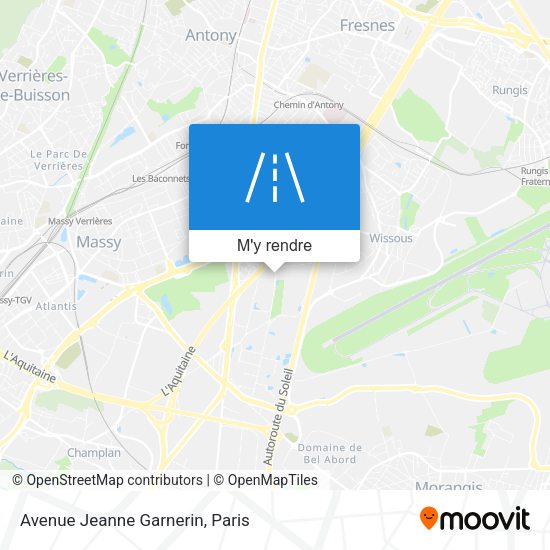 Avenue Jeanne Garnerin plan