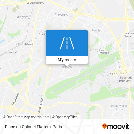 Place du Colonel Flatters plan
