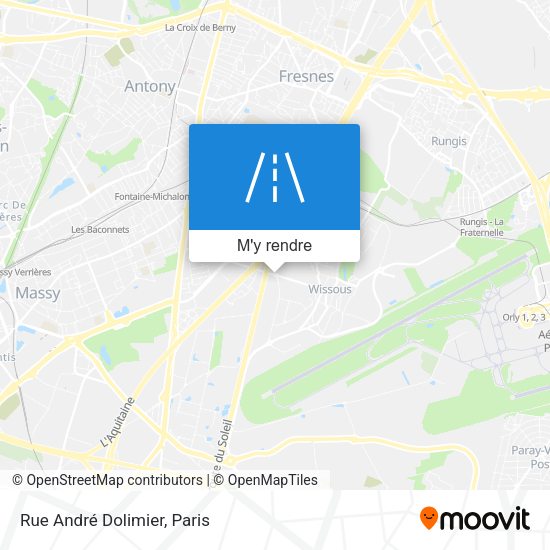 Rue André Dolimier plan
