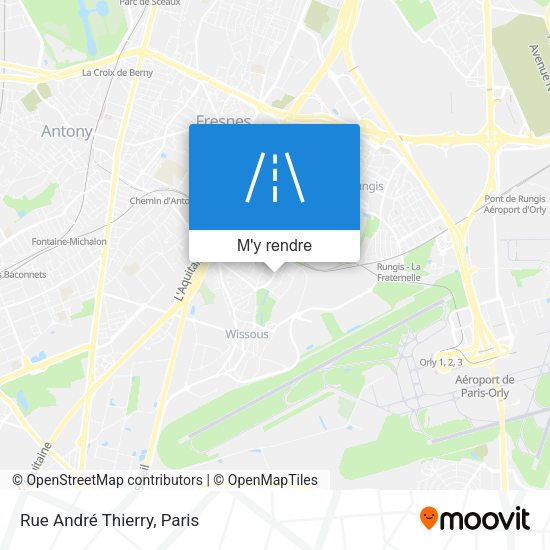 Rue André Thierry plan