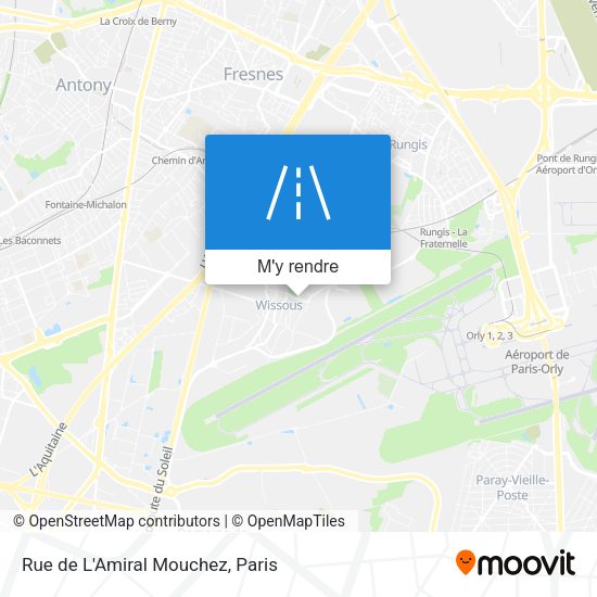 Rue de L'Amiral Mouchez plan