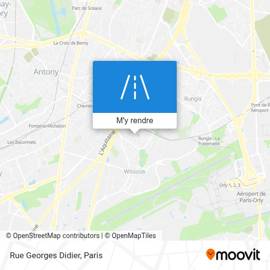 Rue Georges Didier plan