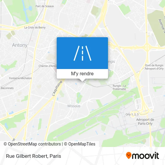 Rue Gilbert Robert plan