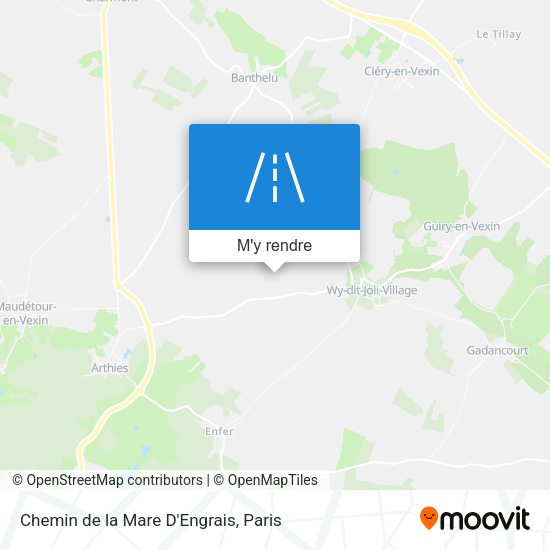 Chemin De La Mare D'Engrais plan