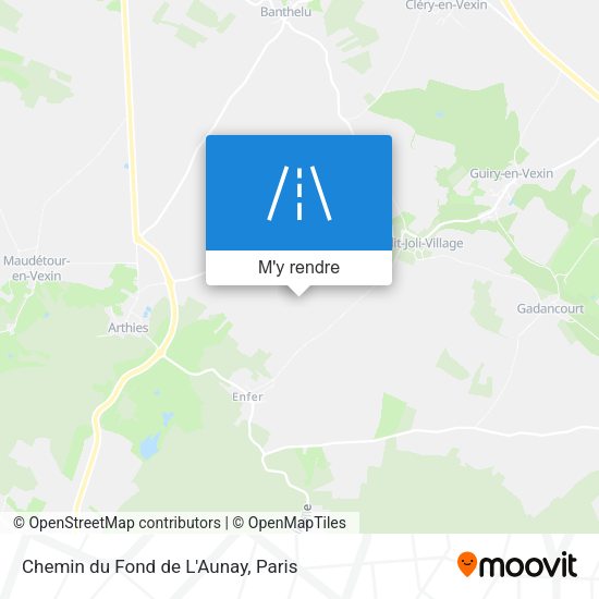 Chemin Du Fond De L'Aunay plan