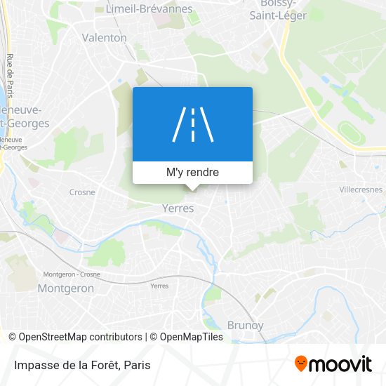 Impasse de la Forêt plan