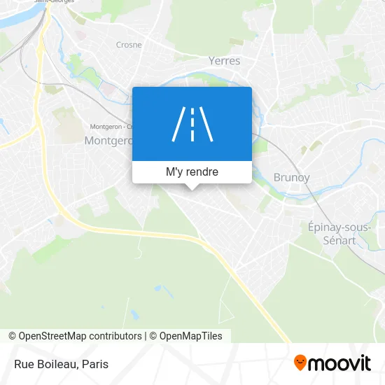 Rue Boileau plan