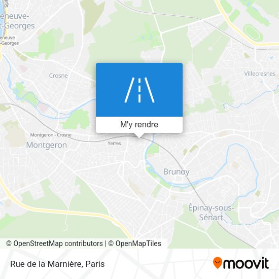 Rue de la Marnière plan