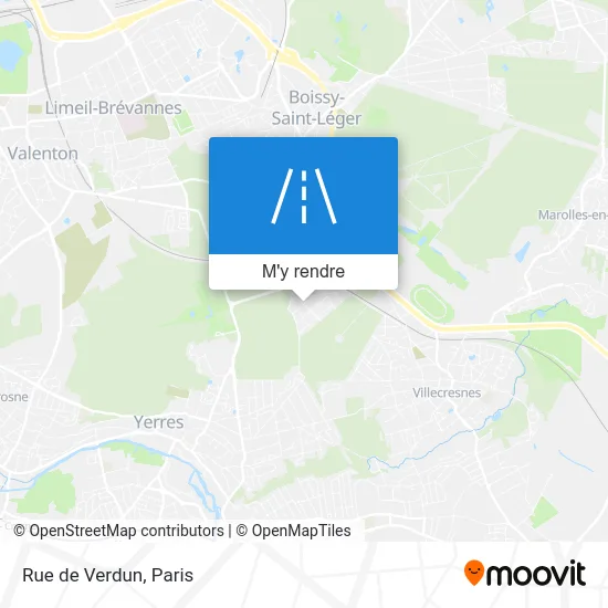 Rue de Verdun plan