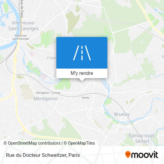 Rue du Docteur Schweitzer plan