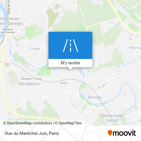 Rue du Maréchal Juin plan