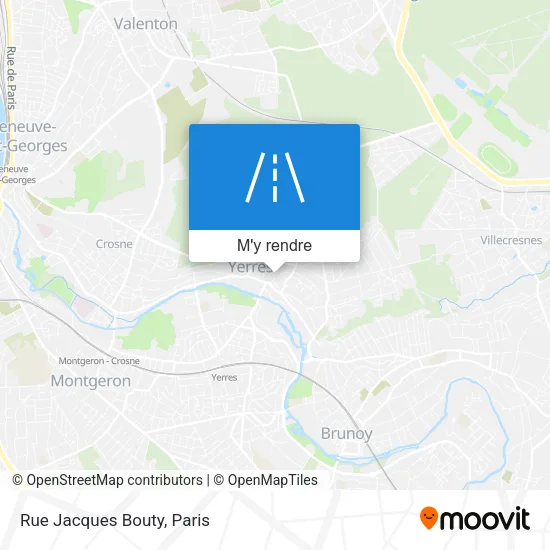 Rue Jacques Bouty plan