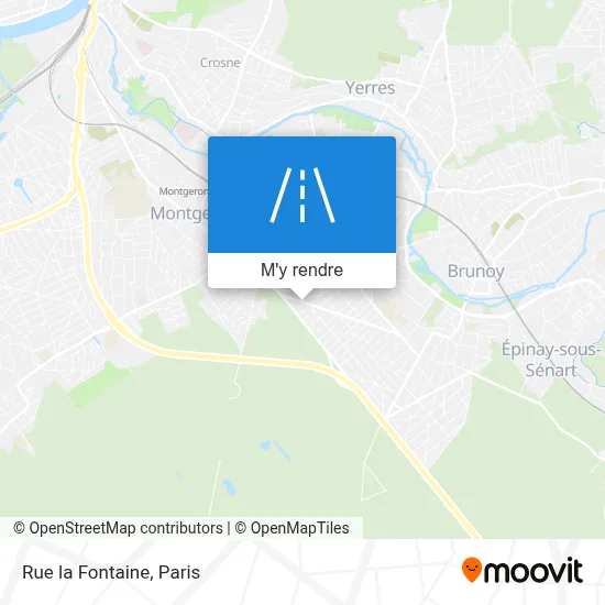 Rue la Fontaine plan