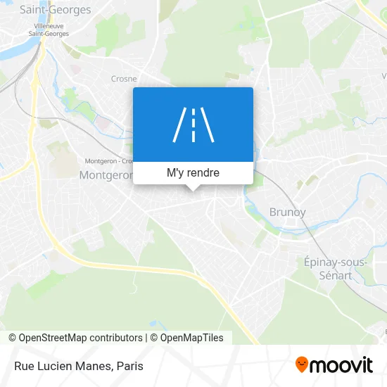 Rue Lucien Manes plan