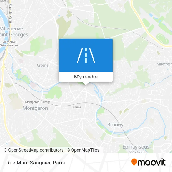 Rue Marc Sangnier plan