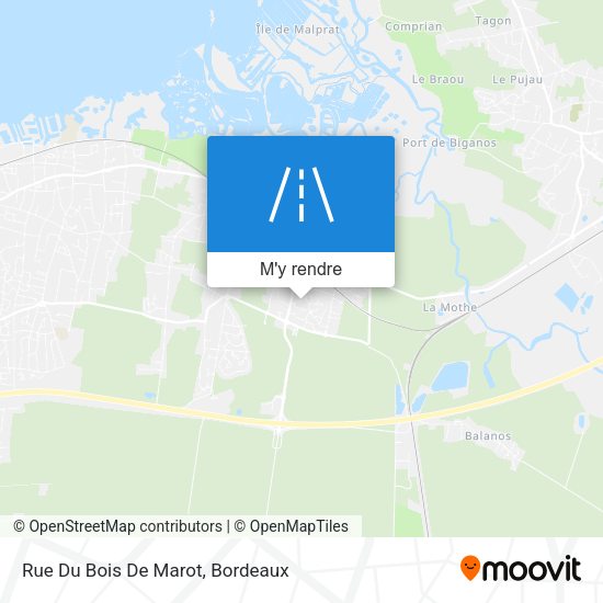 Rue Du Bois De Marot plan
