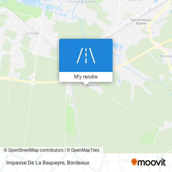 Impasse De La Baqueyre plan