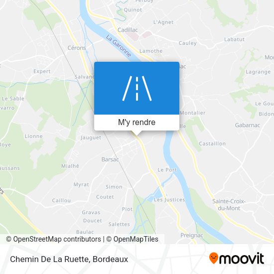 Chemin De La Ruette plan
