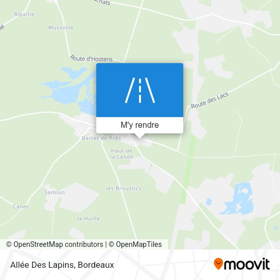 Allée Des Lapins plan