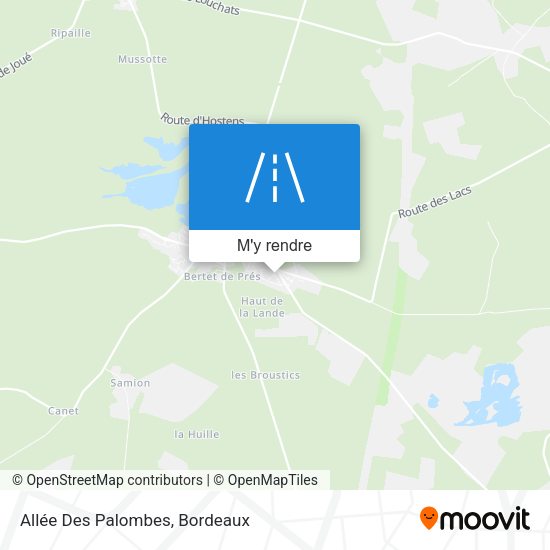 Allée Des Palombes plan