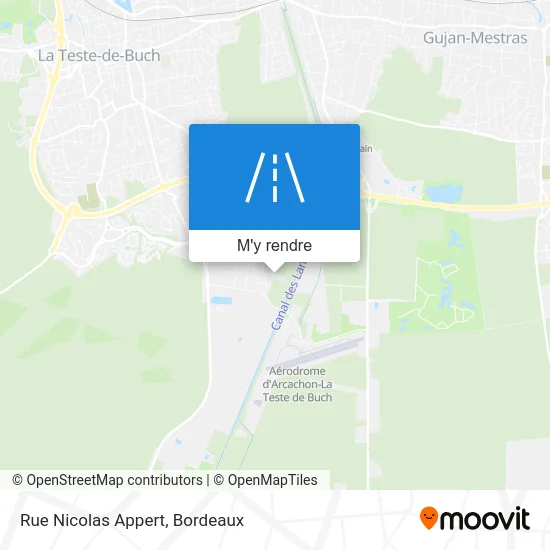 Rue Nicolas Appert plan