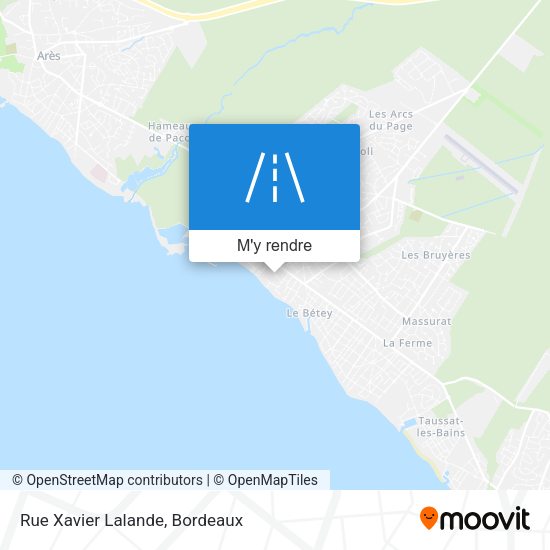 Rue Xavier Lalande plan