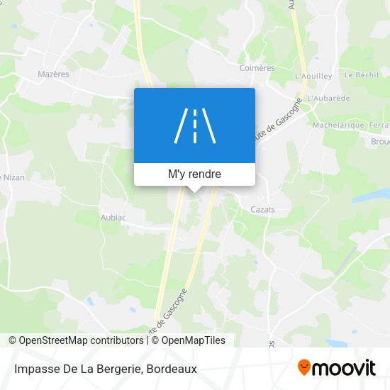 Impasse De La Bergerie plan