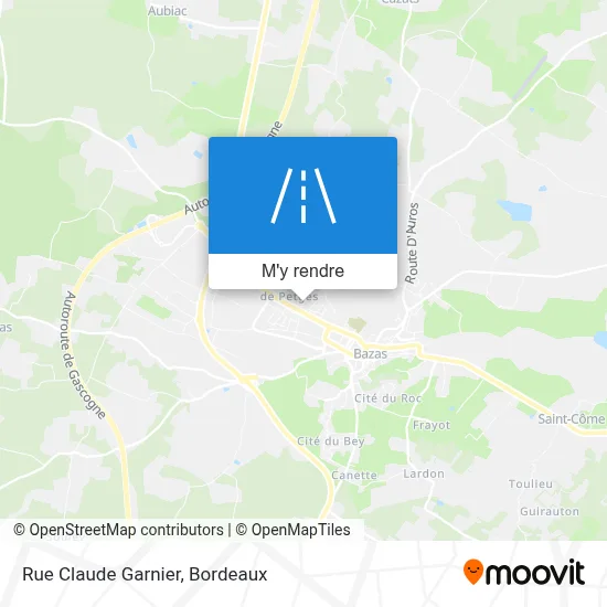 Rue Claude Garnier plan