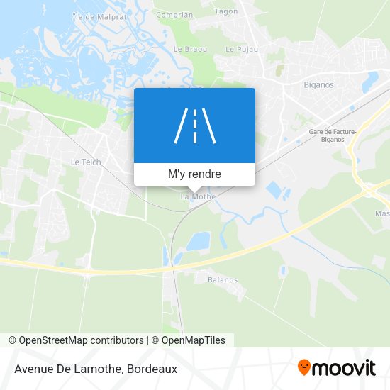 Avenue De Lamothe plan