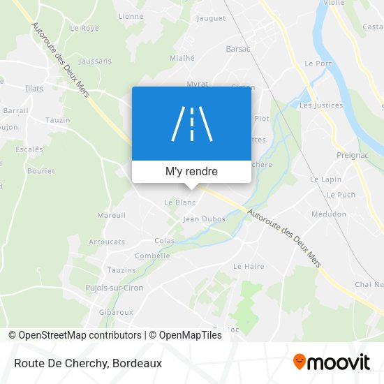 Route De Cherchy plan