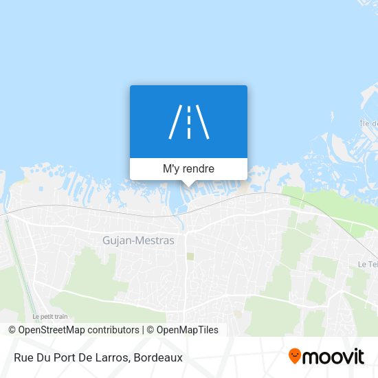 Rue Du Port De Larros plan