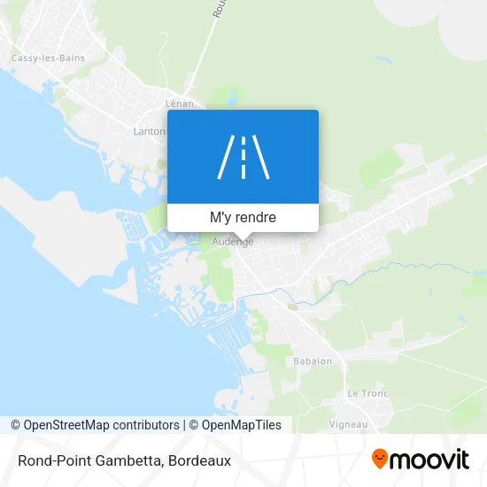 Rond-Point Gambetta plan