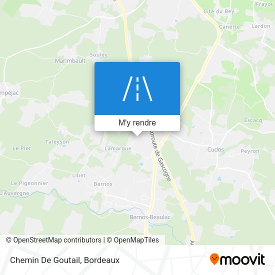 Chemin De Goutail plan
