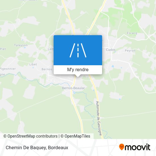 Chemin De Baquey plan