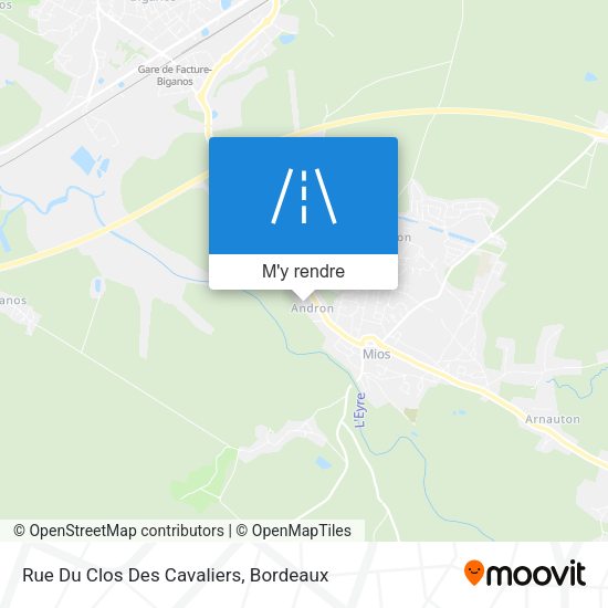 Rue Du Clos Des Cavaliers plan