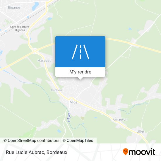 Rue Lucie Aubrac plan