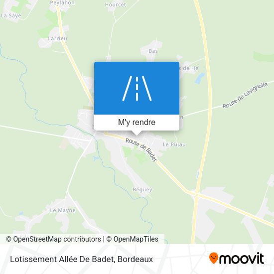 Lotissement Allée De Badet plan