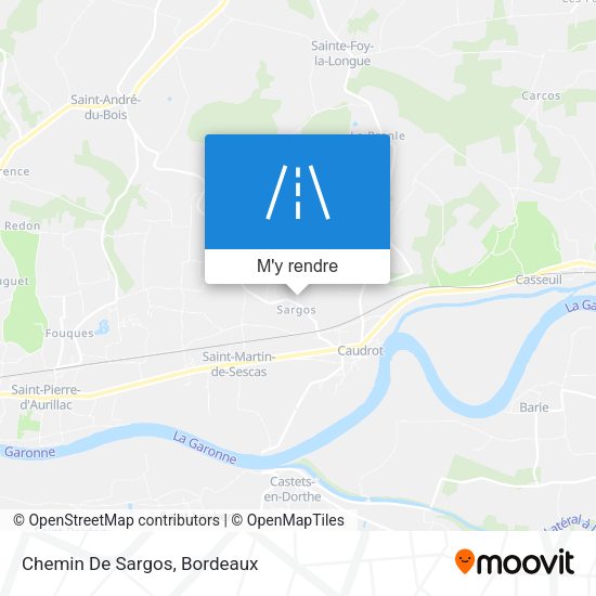 Chemin De Sargos plan
