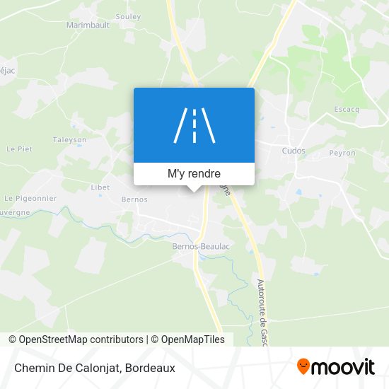 Chemin De Calonjat plan