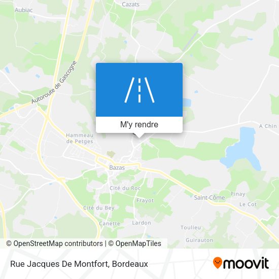 Rue Jacques De Montfort plan