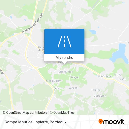 Rampe Maurice Lapierre plan