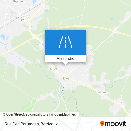 Rue Des Paturages plan