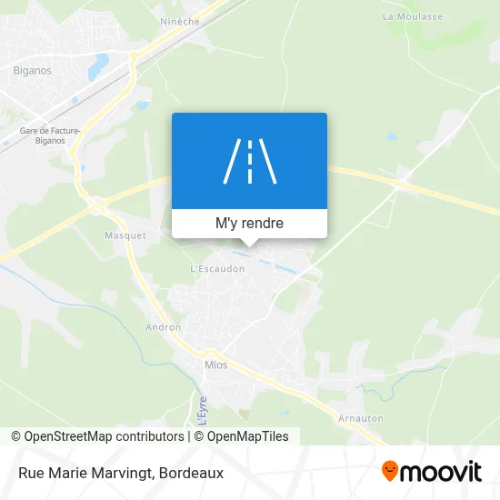 Rue Marie Marvingt plan