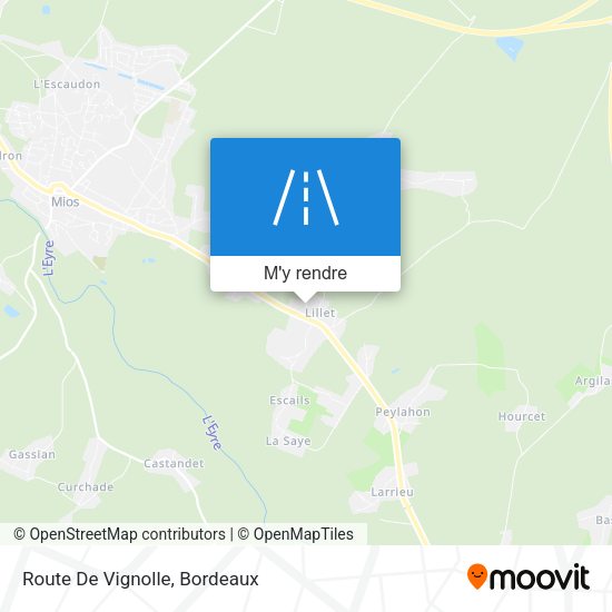 Route De Vignolle plan
