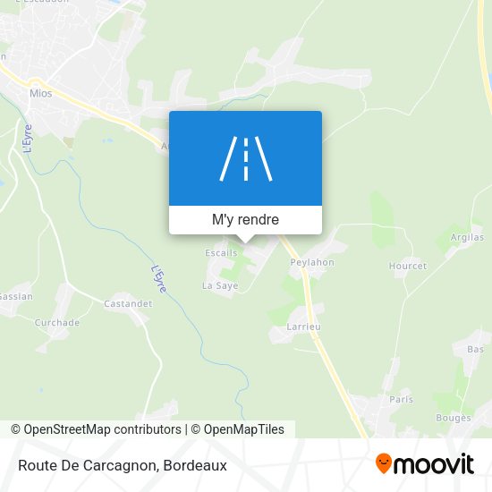 Route De Carcagnon plan